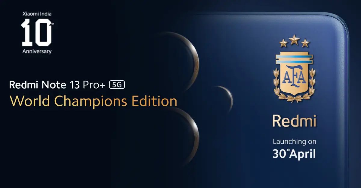 Redmi Note 13 Pro+ 5G World Champion Edition