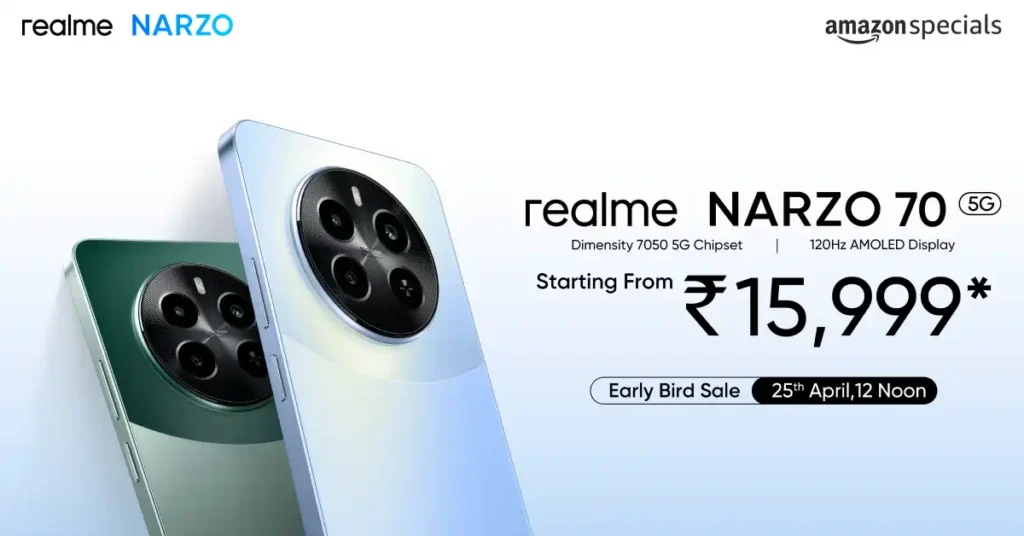 Realme Narzo 70 5G Price in India
